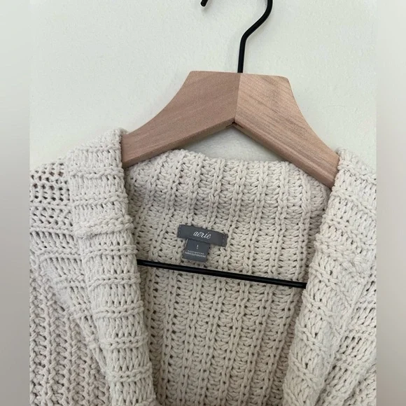 AERIE Chunky Knit Oversized Cowl Neck Sweater - Picture 6 of 9